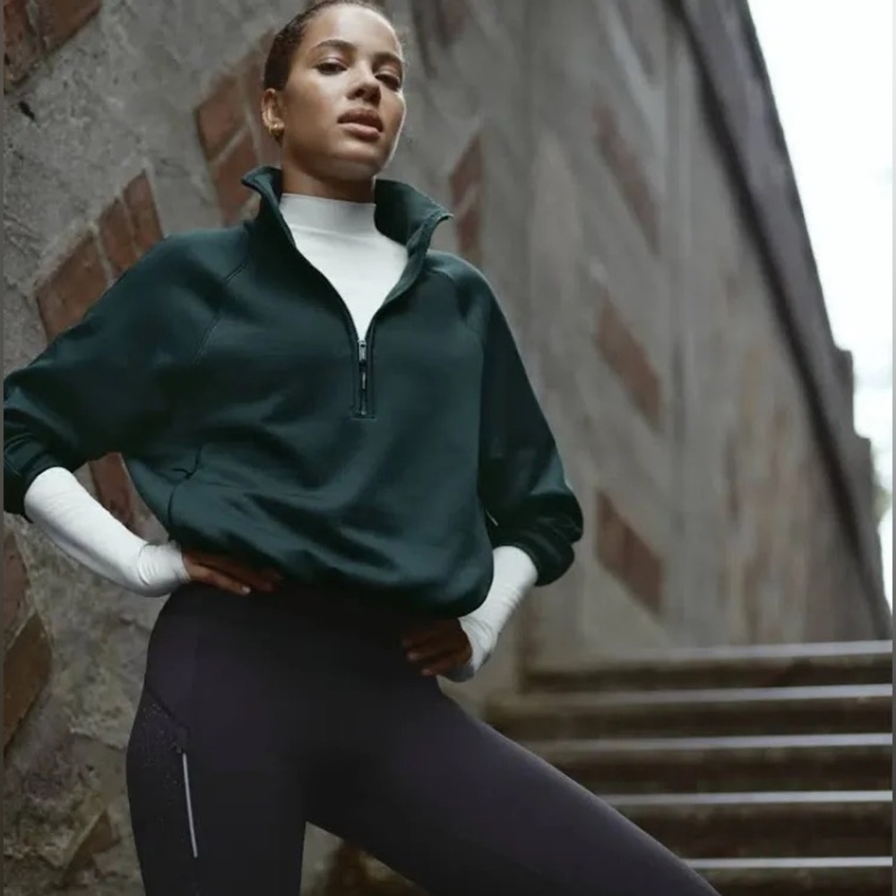 Athleta Fleece 1/2 Zip - M